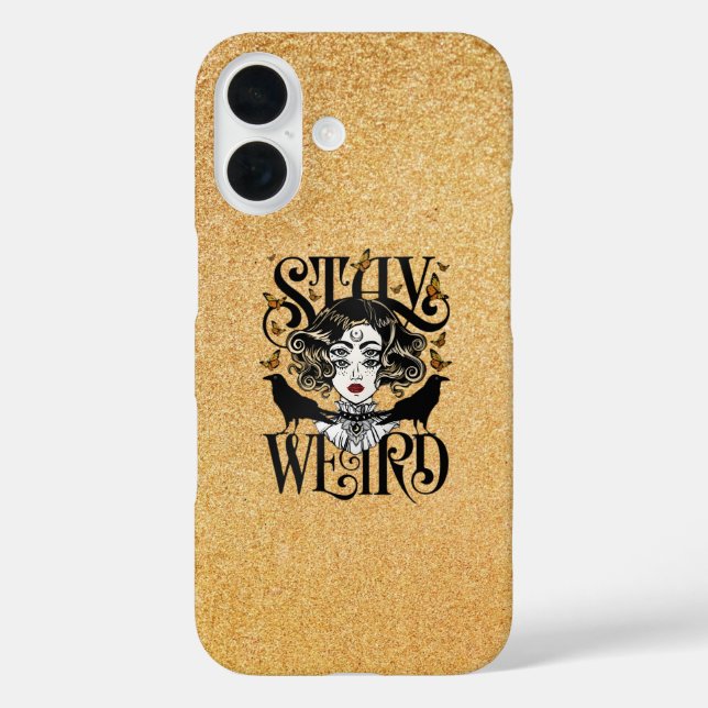 Bleib seltsam Case-Mate iPhone hülle (Rückseite)