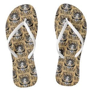 Bleib seltsam flip flops