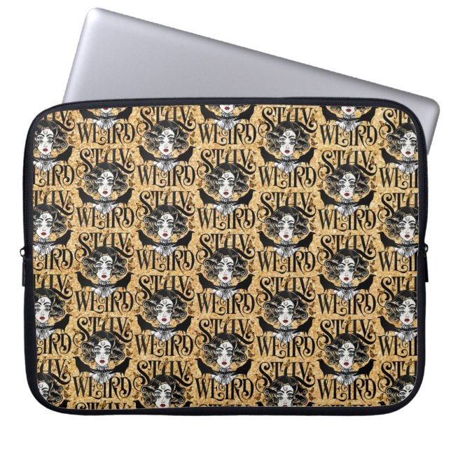 Bleib seltsam laptopschutzhülle (Vorderseite)