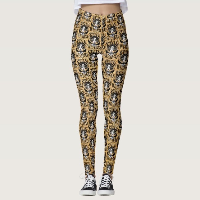 Bleib seltsam leggings (Vorderseite)