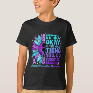 Bleib Sonnentaucher Selbstmordpräventionsbewusstse T-Shirt