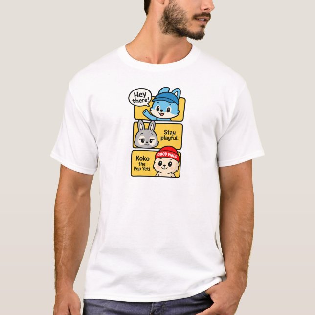 Bleib Spiellich T-Shirt (Vorderseite)