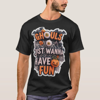 Bleib spooky 3D Halloween-Grafik mit Fledermäusen  T-Shirt