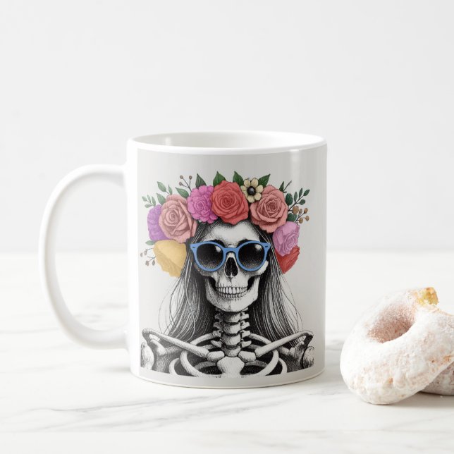 Bleib spooky, Wild Child Kaffeetasse (Mit Donut)