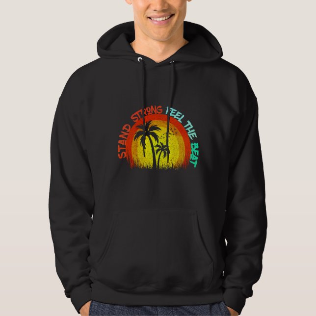 Bleib Stark - Retro Edition Hoodie (Vorderseite)