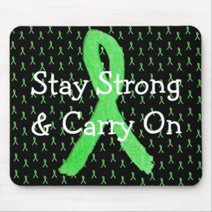 Bleib stark und mach weiter Lyme-Borreliose-Mauspa Mousepad
