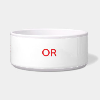 BLEIB TREU Rot-Weiße Armband-Schlüsselanhänger Napf