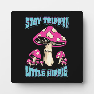 Bleib trippy! Kleiner Hippie Fotoplatte