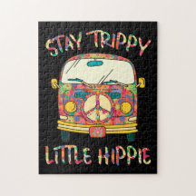 Bleib trippy, kleiner Hippie, Vintage-Friedenszeic