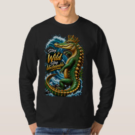 , Bleib Unaufhaltsam – Krokodil-Ozean-T-Shirt  T-Shirt