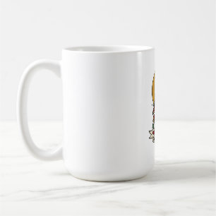 Bleib Weird Dreiaugige Krähe Kristall-Tattoo-Flash Kaffeetasse