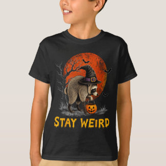 Bleib Weird Jimothy Seattle Waschbär Halloween Vol T-Shirt
