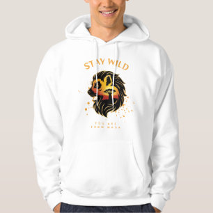 Bleib wild, du bist aus Mada Madagaskar Fossa Hoodie