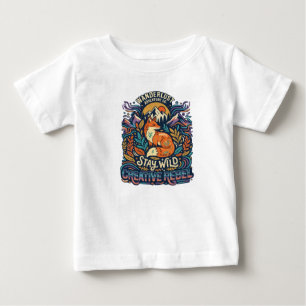 Bleib Wild – Freier Geist für Abenteuerlustige See Baby T-shirt
