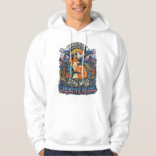 Bleib Wild – Freigeist für Abenteuerlustige Seelen Hoodie