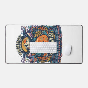 Bleib wild – Freigeist für Abenteuerlustige Seelen Schreibtischunterlage