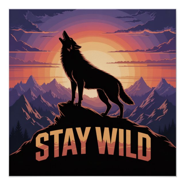 Bleib wild poster (Vorderseite)