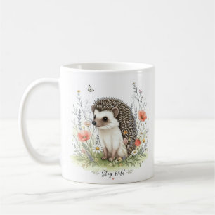 Bleib wild Süßer Waldigel Kaffeetasse