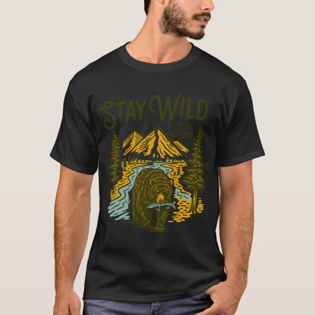 Bleib wild T-Shirt (Vorderseite)