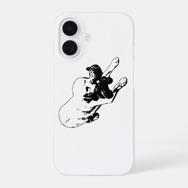 Bleib zurück iPhone 16 hülle (Rückseite)
