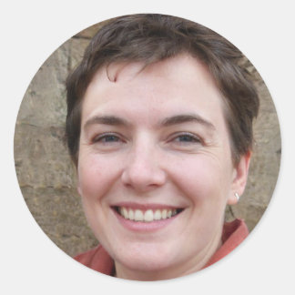 Bleibe Adventurous, mein Freund Runder Aufkleber