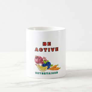 "Bleibe aktiv und motiviert mit unserem dynamische Kaffeetasse