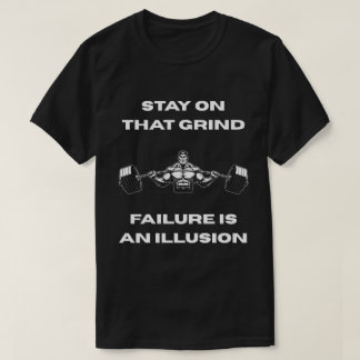 Bleibe auf diesem Motivierend Fahrwerk T-Shirt