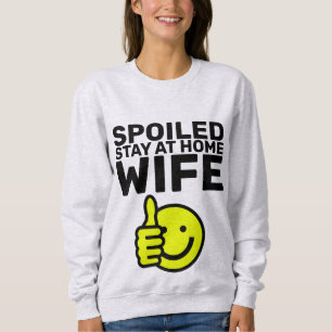 BLEIBE AUF ZUHAUSE EHEFRAU T - SHIRT