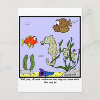 Bleibe auf Zuhause Vater Postkarte