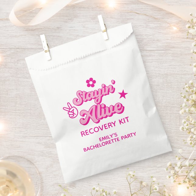 Bleibe Bachelorette-Erholung-Kit Geschenktütchen (Ausgeschnitten)