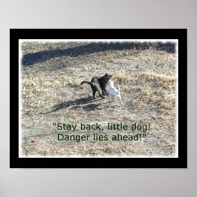 Bleibe-Back-Little-Dog-Poster Poster (Vorne)