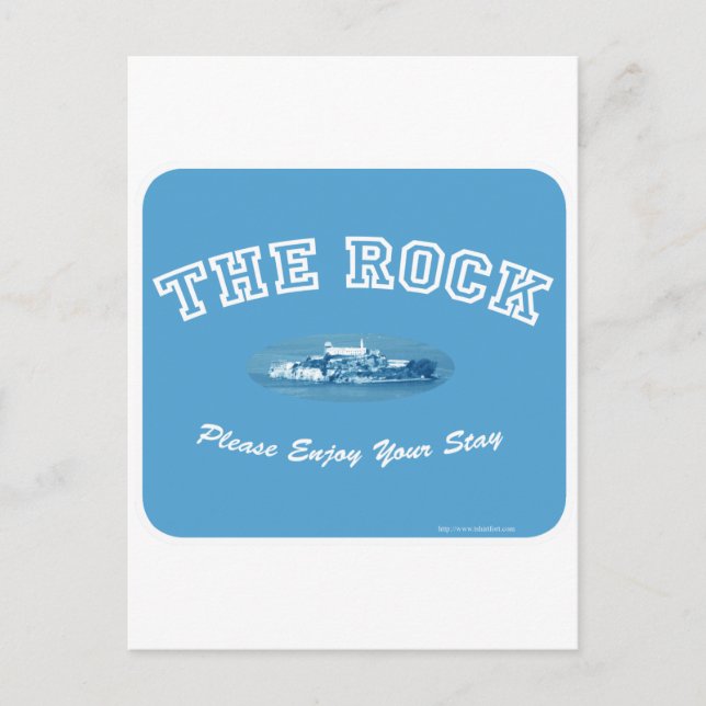 Bleibe bei Alcatraz Postkarte (Vorderseite)