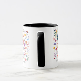 bleibe Blume Tasse