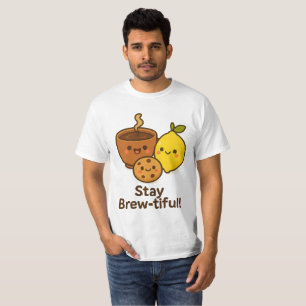 Bleibe Bräu schön - Niedlicher Kaffee, Limousine & T-Shirt