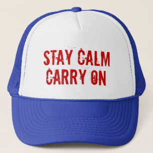Bleibe Calm Hat Truckerkappe
