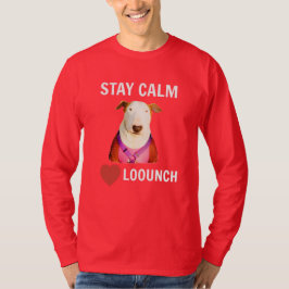BLEIBE CALM - LIEBE LOOUNCH, Men's Long Sleeve T-S T-Shirt