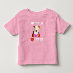 BLEIBE CALM - LIEBE LOOUNCH, T-Shirt für Kleinkin