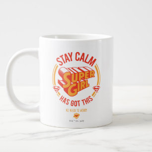 Bleibe Calm Supergirl hat dies Got Jumbo-Tasse