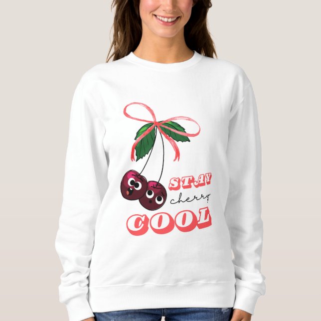 BLEIBE CHERRY COOL SWEATSHIRT (Vorderseite)