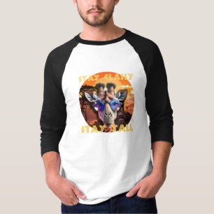 Bleibe Classy, Bleibe Tall: Giraffe-Inspiriert T - T-Shirt