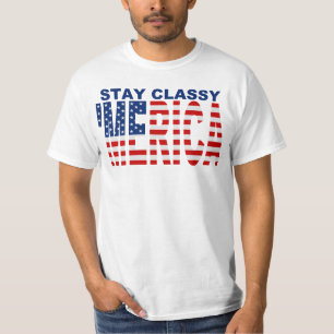 Bleibe Classy "MERICA U.S Flag Shirt