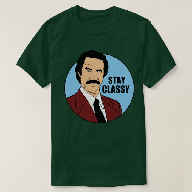 Bleibe Classy T-Shirt (Design vorne)