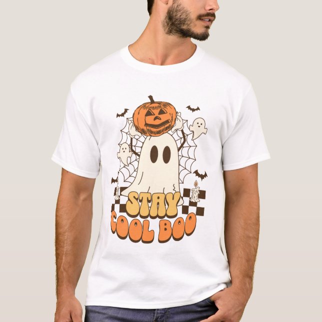 Bleibe Cool Boo T-Shirt (Vorderseite)