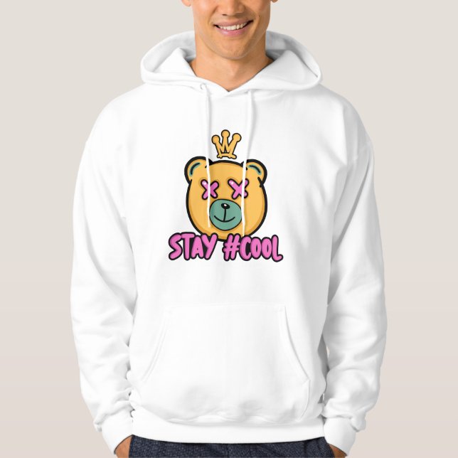 Bleibe Cool - Chill Out in Style! Hoodie (Vorderseite)