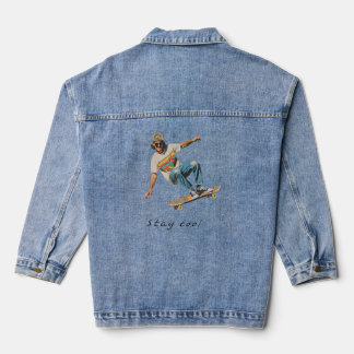 Bleibe Cool Denim Jacket Jeansjacke