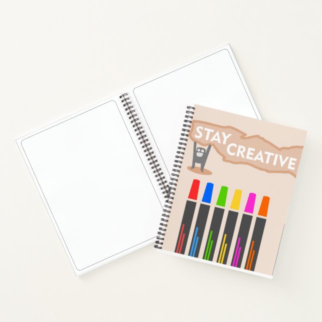 Bleibe Creative Notizbuch (Innenseite)
