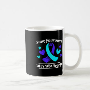 Bleibe deine Geschichte ist nicht über Bleibe Suiz Kaffeetasse