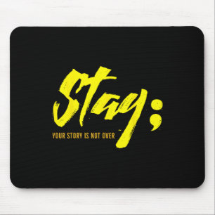 Bleibe deine Geschichte ist nicht über psychische  Mousepad