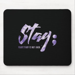 Bleibe deine Geschichte ist nicht über psychische Mousepad