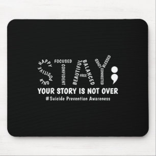 Bleibe deine Geschichte ist nicht über psychische Mousepad
